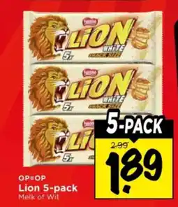 Vomar Voordeelmarkt Lion 5-pack aanbieding