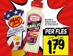 Vomar Voordeelmarkt Gouda's Glorie Saus of Mad Sauce aanbieding