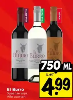 Vomar Voordeelmarkt El Burro aanbieding