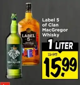 Vomar Voordeelmarkt Clan MacGregor Whisky aanbieding