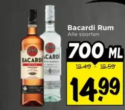 Vomar Voordeelmarkt Bacardi Rum aanbieding