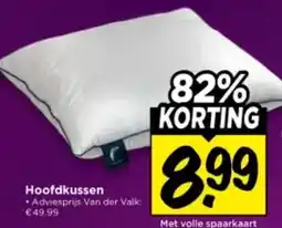 Vomar Voordeelmarkt Hoofdkussen aanbieding