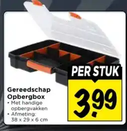 Vomar Voordeelmarkt Gereedschap Opbergbox aanbieding