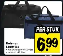 Vomar Voordeelmarkt Reis en Sporttas aanbieding
