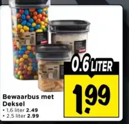 Vomar Voordeelmarkt Bewaarbus met Deksel aanbieding