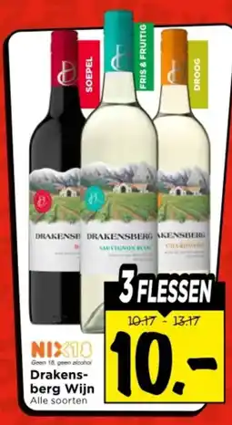 Vomar Voordeelmarkt Drakens- berg Wijn aanbieding