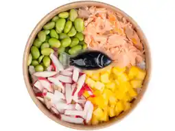 Hoogvliet Fresh & easy Pokebowl zalm aanbieding