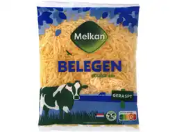 Hoogvliet Melkan Geraspte kaas belegen aanbieding