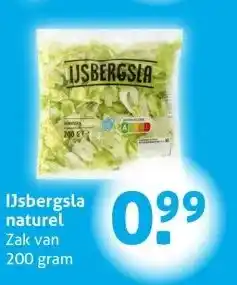 Hoogvliet Ijsbergsla Naturel aanbieding