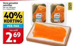 Hoogvliet Verse gerookte zalmfilet aanbieding