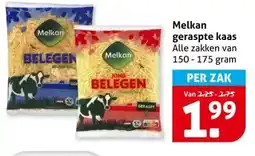 Hoogvliet Melkan geraspte kaas aanbieding