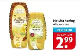 Hoogvliet Melvita honing aanbieding