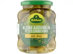 Hoogvliet Kühne Kleine augurken zoet aanbieding