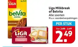 Hoogvliet Liga Milkbreak of Belvita aanbieding