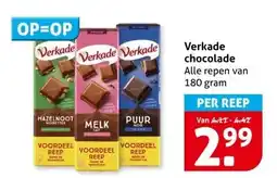 Hoogvliet Verkade chocolade aanbieding