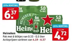 Hoogvliet Heineken aanbieding