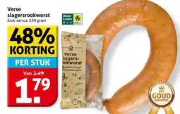 Hoogvliet Verse slagersrookworst aanbieding