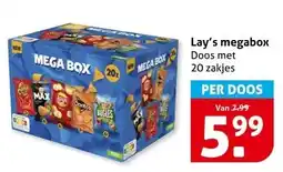 Hoogvliet Lay's megabox aanbieding