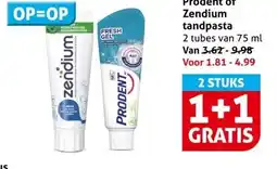 Hoogvliet Prodent of Zendium tandpasta aanbieding