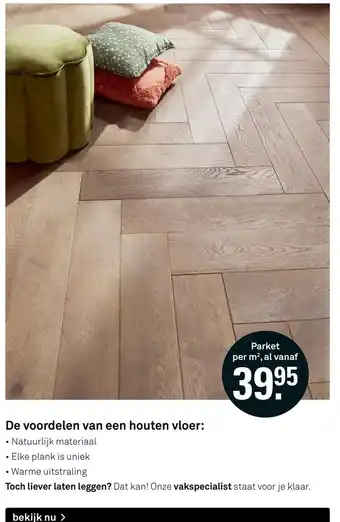 Karwei Parket aanbieding