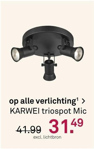 Karwei KARWEI triospot Mic aanbieding