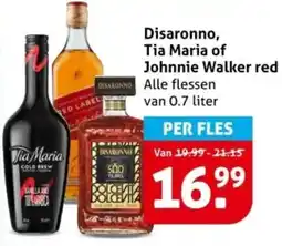 Hoogvliet Disaronno, Tia Maria of Johnnie Walker red aanbieding