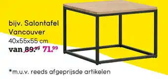 Leen Bakker Salontafel Vancouver aanbieding