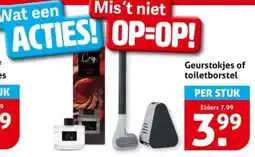 Hoogvliet Geurstokjes of toiletborstel aanbieding