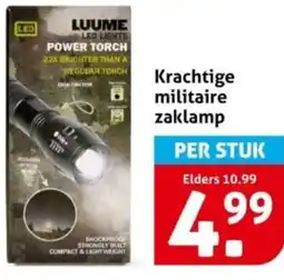 Hoogvliet Krachtige militaire zaklamp aanbieding