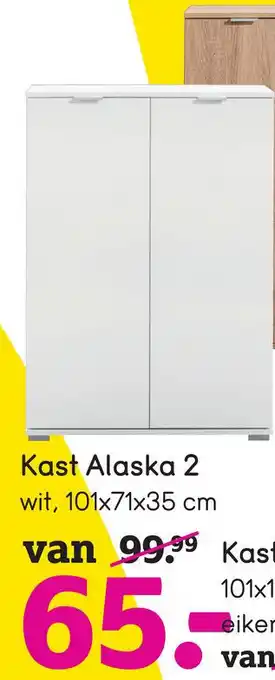 Leen Bakker Kast Alaska 2 aanbieding