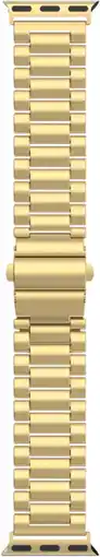 Coolblue Just in Case Rvs Bandje Goud voor Apple Watch 40/41/42 mm aanbieding