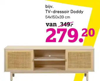 Leen Bakker TV-dressoir Doddy aanbieding