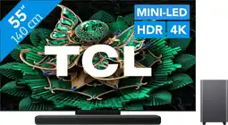 Coolblue TCL 55 QD Mini-led C71K 4K (2025) + TCL S55H 2.1 Soundbar aanbieding