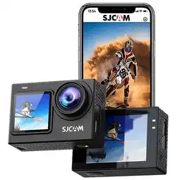 ANWB Sjcam SJ6 Pro 4K Dual screen Wifi action cam en dashcam Zwart aanbieding