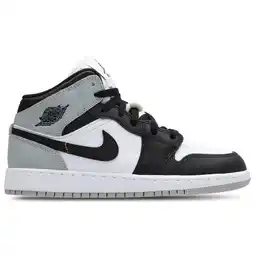 Foot Locker Jordan Aj1 Mid Kindersneakers - Wit - Maat 38 - Leer aanbieding