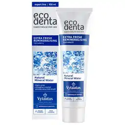 Holland & Barrett Ecodenta Tandpasta Extra Fresh Active Minerals - 100ml aanbieding