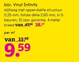 Leen Bakker Vinyl Infinity aanbieding