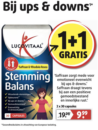 Lucovitaal Bij ups & downs 1* aanbieding