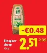 Lidl Bio agave- siroop aanbieding
