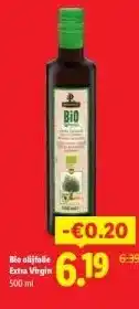 Lidl Bio olijfolie Extra Virgin aanbieding