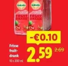 Lidl Frisse fruit-drank aanbieding
