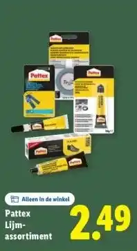 Lidl Pattex Lijm- assortiment aanbieding