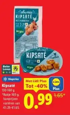 Lidl Kipsaté aanbieding