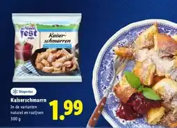 Lidl Kaiserschmarrn aanbieding