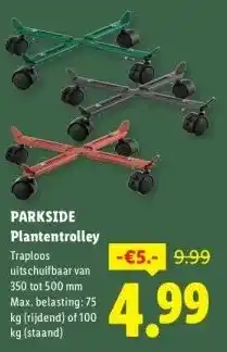 Lidl PARKSIDE Planten trolley aanbieding