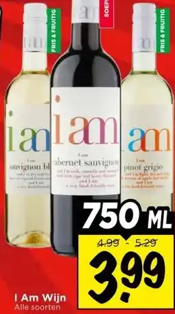 Vomar Voordeelmarkt I Am Wijn aanbieding