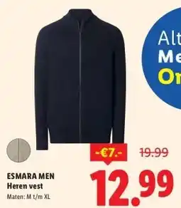 Lidl ESMARA MEN Heren vest aanbieding