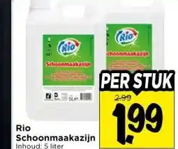 Vomar Voordeelmarkt Rio Schoonmaakazijn aanbieding