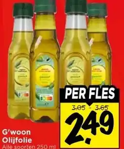 Vomar Voordeelmarkt G'woon Olijfolie aanbieding