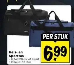 Vomar Voordeelmarkt Reis- en Sporttas aanbieding